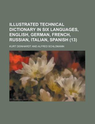 Book cover for Illustrated Technical Dictionary in Six Languages, English, German, French, Russian, Italian, Spanish (13)