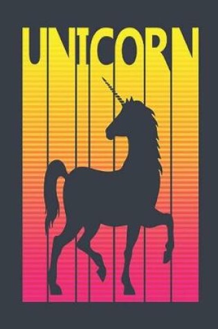 Cover of Retro Unicorn Notebook