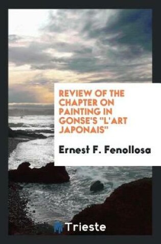 Cover of Review of the Chapter on Painting in Gonse's l'Art Japonais