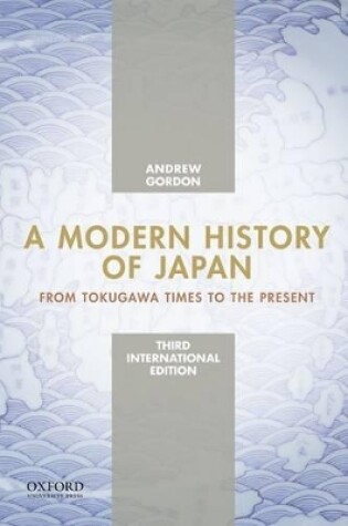 Cover of A Modern History of Japan, International Edition