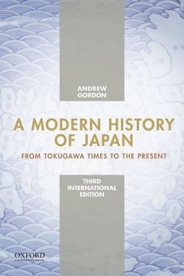 Book cover for A Modern History of Japan, International Edition