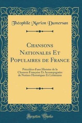 Cover of Chansons Nationales Et Populaires de France