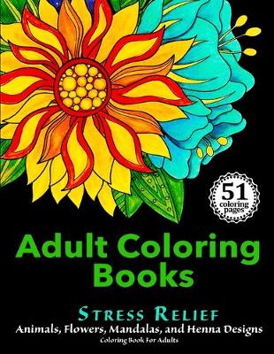 Book cover for Adult Coloring Books