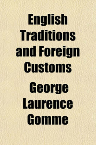 Cover of English Traditions and Foreign Customs