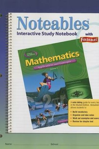 Cover of Mathematics: Applications and Concepts, Course 3