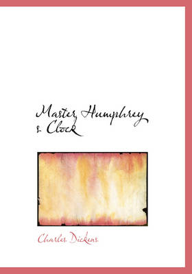 Book cover for Master Humphrey S Clock