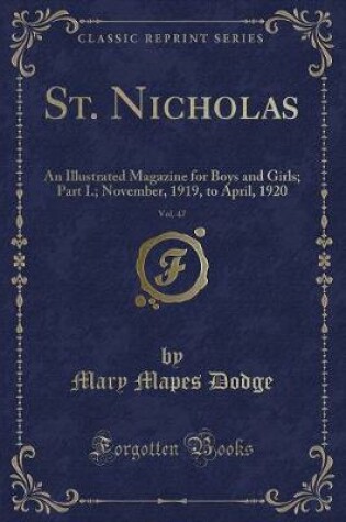 Cover of St. Nicholas, Vol. 47