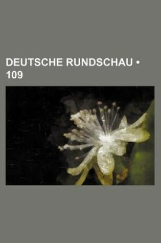 Cover of Deutsche Rundschau (109)