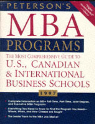 Book cover for MBA Programs