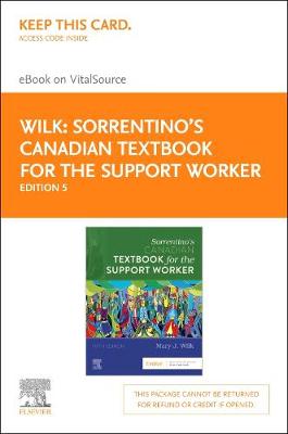 Cover of Sorrentino's Canadian Textbook for the Support Worker Elsevier eBook on Vitalsource (Retail Access Card)