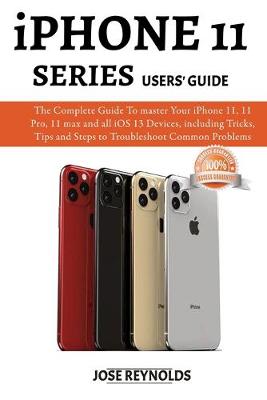 Book cover for iPhone 11 Series User's Guide