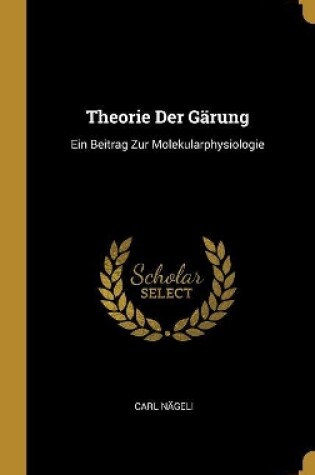 Cover of Theorie Der Gärung