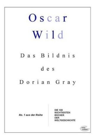 Cover of Das Bildnis Des Dorian Gray