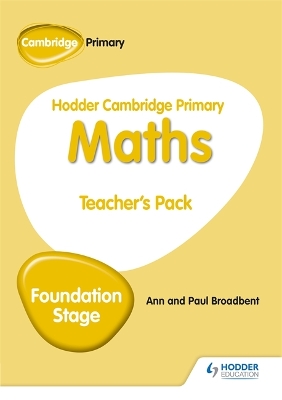 Cover of Hodder Cambridge Primary Maths Teacher's  Pack Foundation Stage