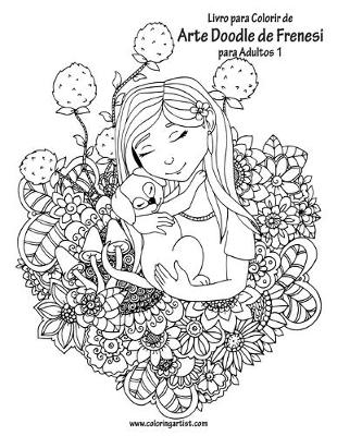 Cover of Livro para Colorir de Arte Doodle de Frenesi para Adultos 1
