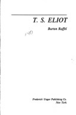 Cover of T.S. Eliot