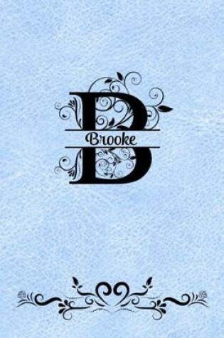 Cover of Split Letter Personalized Journal - Brooke