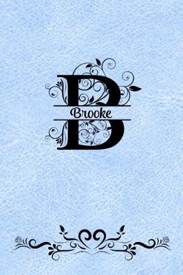 Book cover for Split Letter Personalized Journal - Brooke