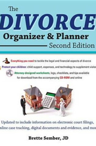 Cover of The Divorce Organizer and Planner with Downloadable Forms