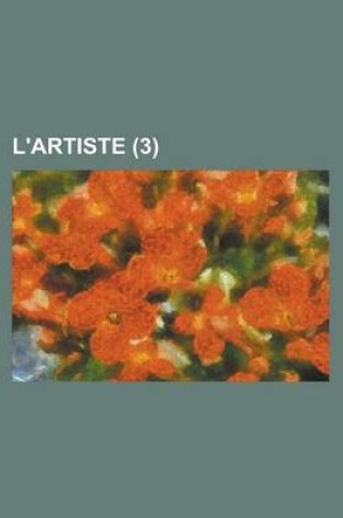 Cover of L'Artiste (3)