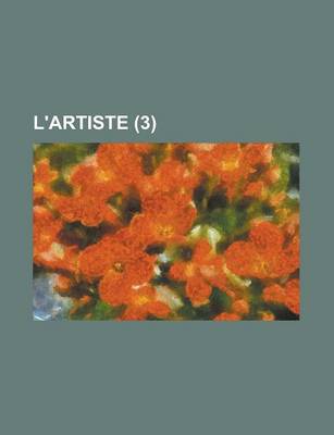 Book cover for L'Artiste (3)