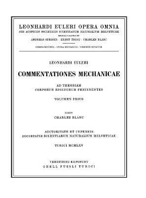 Cover of Mechanica Corporum Solidorum