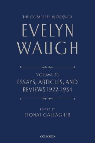 Cover of Essays, Articles, and Reviews 1922-1934