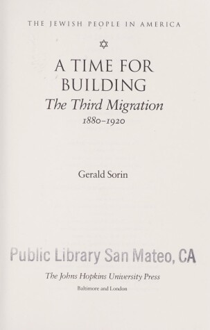 Cover of Time for Building