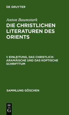 Book cover for Einleitung, Das Christlich-Aramaische Und Das Koptische Schrifttum