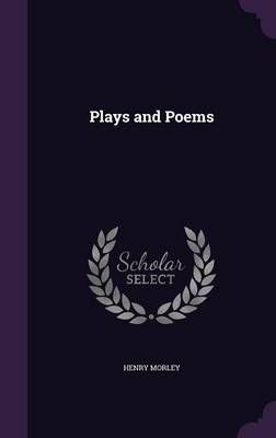 Book cover for Plays and Poems