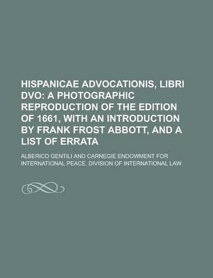 Book cover for Hispanicae Advocationis, Libri DVO