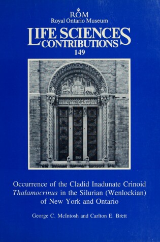 Cover of Occurrence of the Cladid Inadunate Crinoid Thalamocrinus in the Silurian (Wenlockian) of New York and Ontario