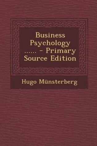 Cover of Business Psychology ......