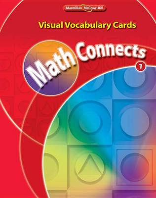 Book cover for Math Connects, Grade 1, Visual Vocabulary Cards