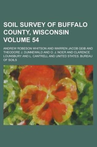 Cover of Soil Survey of Buffalo County, Wisconsin