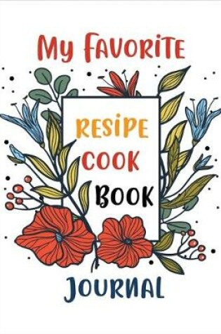 Cover of My Favorite Recipes cookbook journal