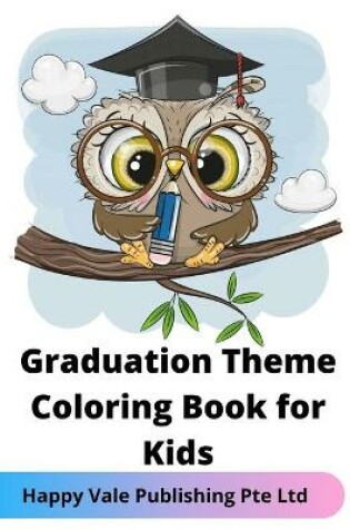 Cover of Graduation Theme Coloring Book for Kids