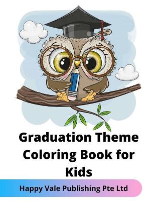 Book cover for Graduation Theme Coloring Book for Kids