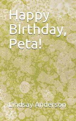 Book cover for Happy BIrthday, Peta!