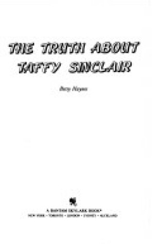 Cover of The Truth about Taffy Sinclair