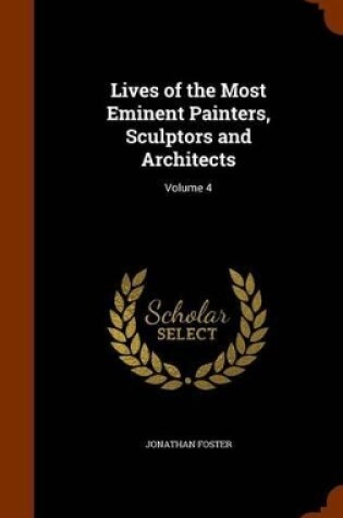 Cover of Lives of the Most Eminent Painters, Sculptors and Architects