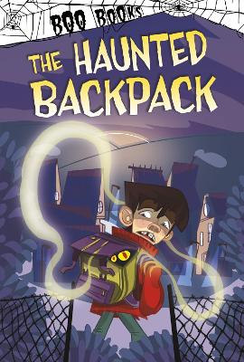 Book cover for The Haunted Backpack