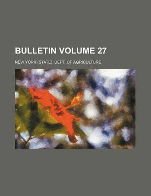 Book cover for Bulletin Volume 27