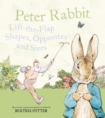 Book cover for Peter Rabbit Lift-the Flap Shapes, Opposites and Sizes