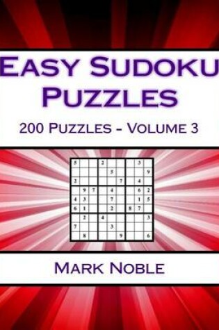 Cover of Easy Sudoku Puzzles Volume 3