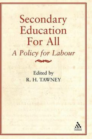 Cover of Secondary Education for All