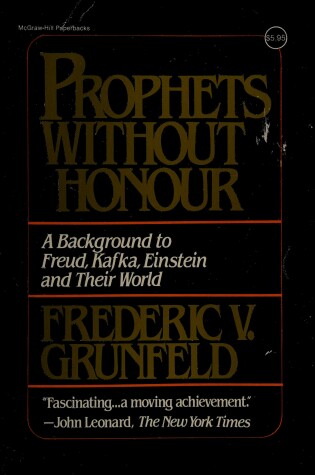 Cover of Prophets Without Honour