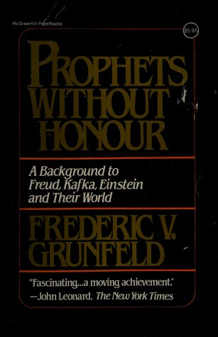 Book cover for Prophets Without Honour