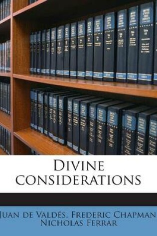 Cover of Divine Considerations