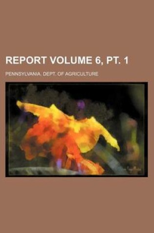 Cover of Report Volume 6, PT. 1